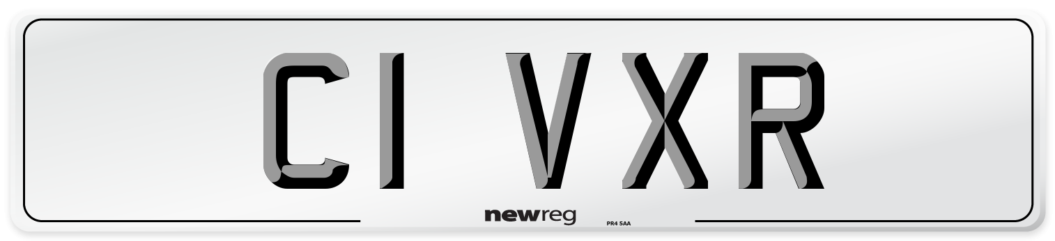 C1 VXR Number Plate from New Reg